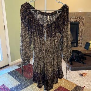 Free people shorts romper